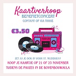 Affiche Kaartverkoop Concert voor Muziekids – profieltje