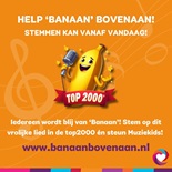 Banaan Bovenaan ! Affiche Flyertje 2024